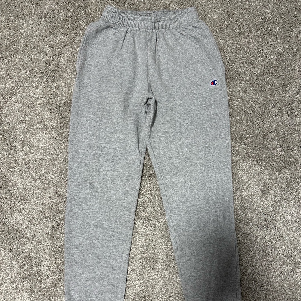 Champion Grey (Gray) Joggers Sweatpants Size S